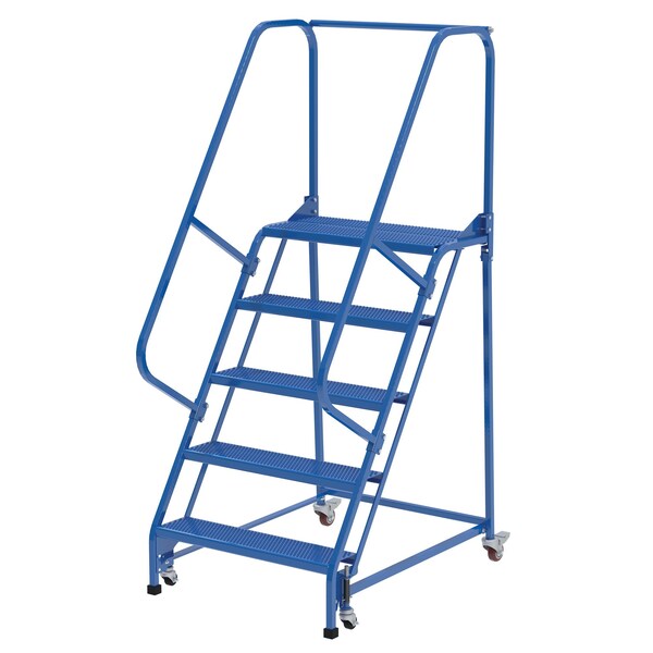 80 H Steel PW Ladder, Perforated, 5 Step, 5 Steps